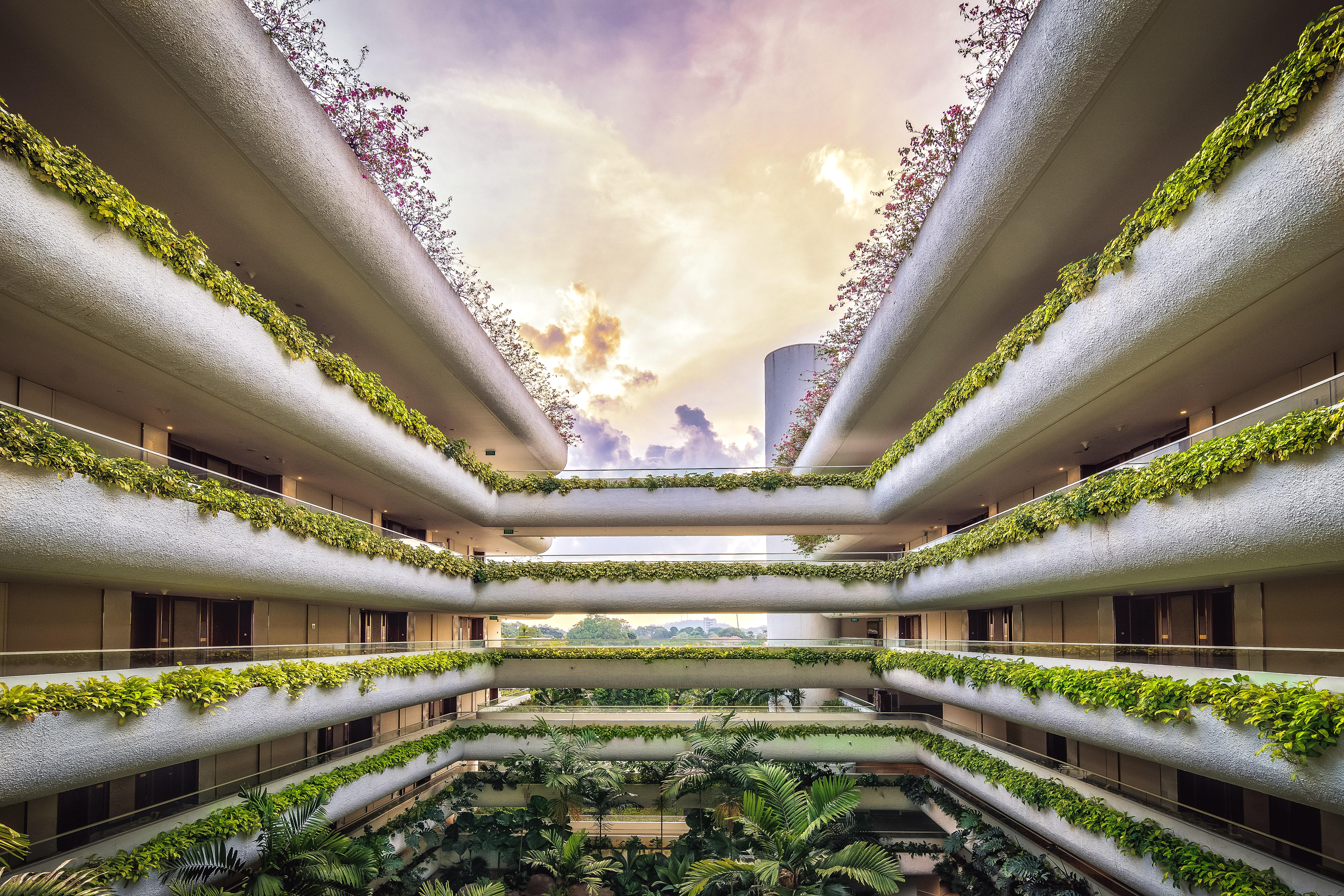 Shangri-La Singapore Exterior photo The proposed Sky Habitat